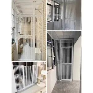 방묘문 2m 고양이 안전문 칸막이 울타리 케이지 도어 가드