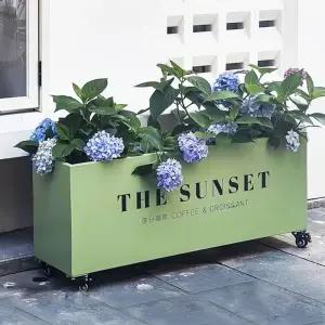 바퀴 대형 화분 플랜트박스 상추 텃밭 이동식