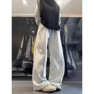 남친 바지 캐주얼 트레이닝 솔리드 스트링 커브 맨투맨 하찌 패피1