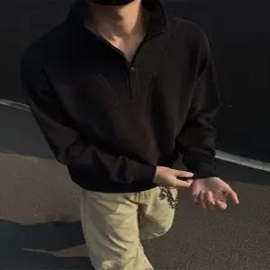 빈티지 남사친 맨투맨 상의 점퍼 메일라드 반집업 봄가을 반폴라 코트 패피3