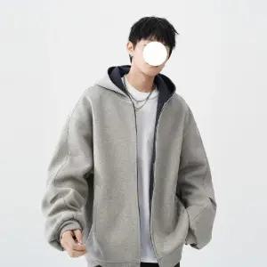 남친 캐주얼 가을 코트 상의 점퍼 커플 후드 패피3