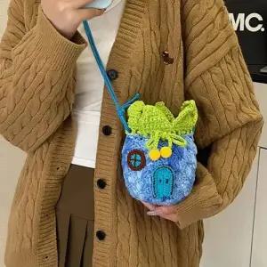 여자 니트 가을 가방 하우스 파인애플 숄더백 미니백 크로스백 러블리 패피3