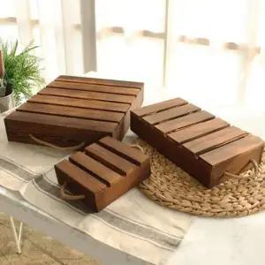 카페인테리어소품 인테리어 데코 우드상자