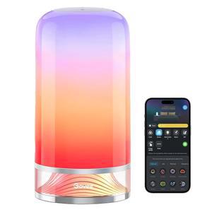 [미국배송] 고비 RGBIC 스마트 테이블 램프 2 스마트싱스 매터 알렉사와 호환되는 터치 베드사이드 소형 64가지 장면 모드가 있는 책상 침실 거실 야간 조명용 스탠드 램프(코드형)