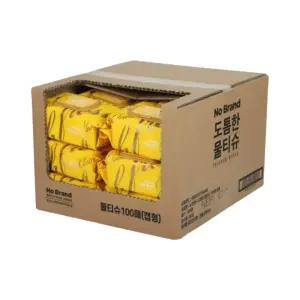 노브랜드 도톰한 물티슈 100매 (24개) 캡형 대량 구매