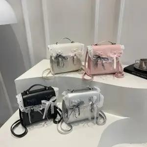 여성 캐주얼 가을 싱글 백팩 솔리드 레이스 슬림핏 패피3