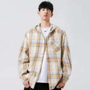 남사친 캐주얼 가을 봄 후드 셔츠 트렌디 트렌드 긴팔 패피3