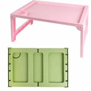 다용도 가벼운 접이식 미니 테이블-색상랜덤 1인용 좌식 밥상 침대 노트북