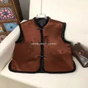 여사친 빈티지 패딩 가면 도톰 조끼 톱 나시 하이넥 1PICK1