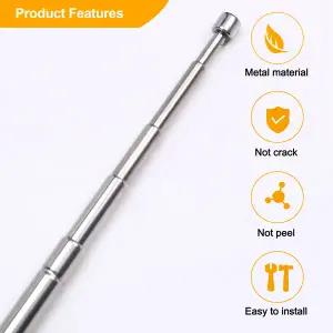 dmb안테나 A98Z 5.6M 라디오 포지티브 V 안테나 용 휩 풀로드 GP 텔레스코픽 DIY M10 단파