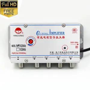 dmb안테나 안테나 TV 디지털 인테리어 야외 외부 스플리터 증폭기 풀 HD 1 인 4 아웃 CATV 케이블 신호