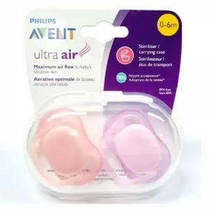 BN-SA 아벤트 울트라에어 0-6개월 공갈 젖꼭지 핑크