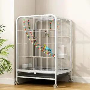 새장 대형 아크릴 날림장 앵무새 케이지 새집 놀이터