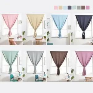 찍찍이 암막 커튼 창문커텐 무타공 부착식 붙이는 방한 문가리개 현관