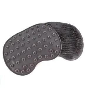 샤워용 풋브러쉬 발세척매트 실리콘 발각질제거기 뒤꿈치 발바닥 굳은살 세정 매트