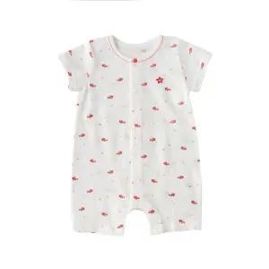 밍크뮤 출산백일선물 WH)쁘띠니모인견반팔우주복  3637004115