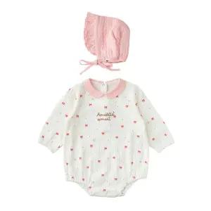 밍크뮤 출산백일선물 PH)아미엘뮤리본SET바디슈트 3617067602