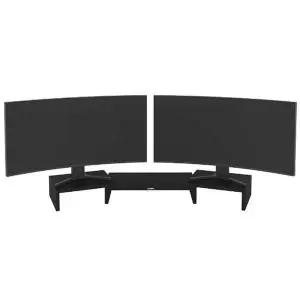 [셀러에이드]L 듀얼모니터 블랙 받침대