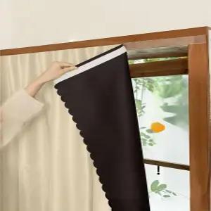 부착식 암막커튼 거실용 암막 자외선 차단 현관 가림막