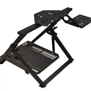 레이싱 휠 거치대 접이식 게임기 레이싱게임 시트 컨트롤러 자동차 핸들 렉 폴딩 기어헤드