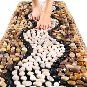 2m 5색 발마사지 조약돌 압력 지압기 돌매트 매트 지압판