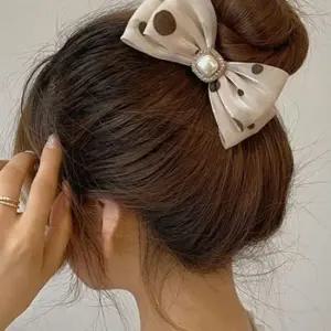 리본 땡땡이 헤어밴드 머리끈 ST307 리본밴드 곱창밴드 곱창머리끈