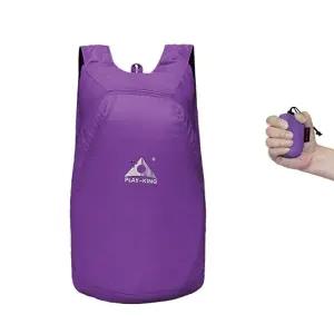 플레이킹 초경량 폴딩 백팩 퍼플 휴대용 접이식백팩