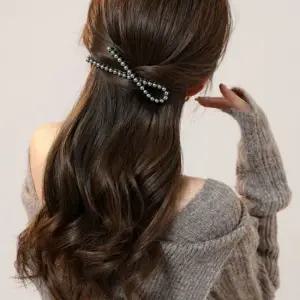 여성 올림 반묶음 머리 헤어클립 쁘띠머리핀 액세서리 쁘띠머리핀 헤어액세서리