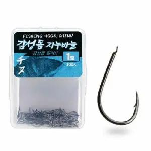 DK 감성돔 지누바늘 1호 블랙니켈 덕용 낚시바늘