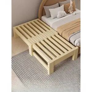 평상형 보조 침대 간병 나무 사이드 접이식 원목 프레임