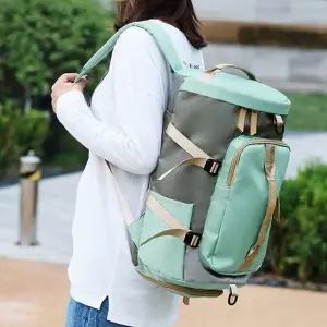 여행용 백팩 그린 트래킹 운동 차박 동남아