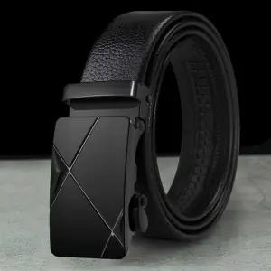 인조가죽 자동 남성용 정장 벨트 더블 슬라이딩 슬롯 남성벨트 남자명품벨트 명품벨트