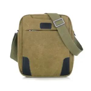 A08B02 캔버스 여행용 보조 크로스백 메신저 카키색 A08B02 더샵코퍼레이션 진코퍼레이션