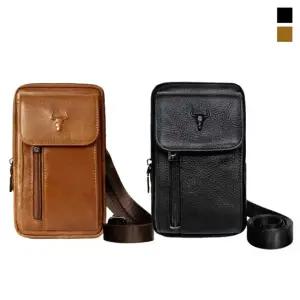 메신저백 데일리 스타일 소프트한 스마트한 내구성 가죽크로스백 미니가죽크로스백