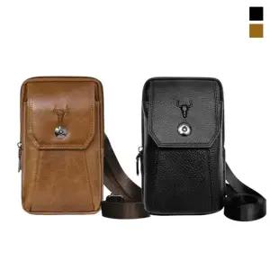 데일리 스타일 실용성 보조 학생 메신저백 여행용 가죽크로스백 미니가죽크로스백