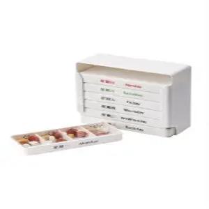 벽걸이형 알약보관함 알약 상자 소형 일주일 분할 약보관함 아침 점심 휴대용 저녁