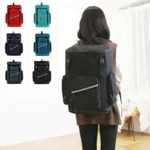 배낭 등산 학생 다중 수납 대용량 스퀘어 백팩 가방