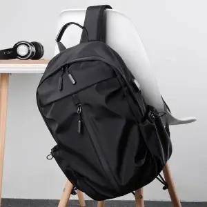 멀티 대용량수납 USB포트 백팩 옥스포드원단 캐주얼백