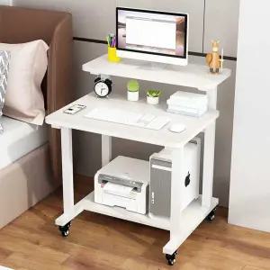 이동식 컴퓨터 테이블 원룸 데스크탑 바퀴달린 데스크 간이