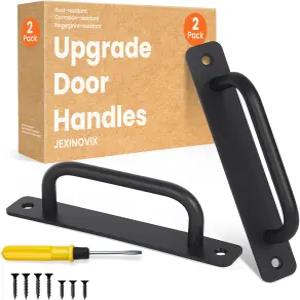 헛간 문 손잡이 5.9인치 게이트 야외 울타리 블랙 도어 풀 이중 접이식 주방 캐비닛 욕실 옷장 차고 창고용