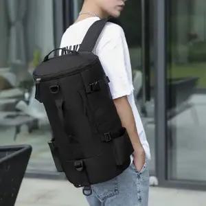 남성 여행 멀티 백팩 블랙 1P 크로스 트레킹 배낭