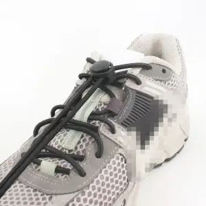 블랙 색상 신발끈 조절 가능한 등산 운동화 끈