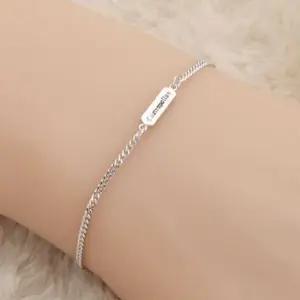 국내제조) 알파벳 실버 은팔찌 은팔찌 여성악세사리 여성팔