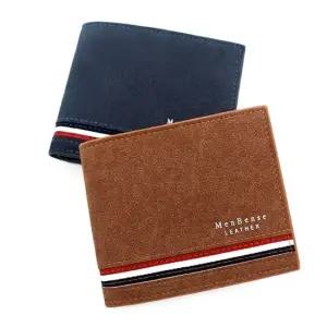 남자 배색지갑 캐주얼 심플반지갑 10대지갑 아빠지갑 남성지갑 남자반지갑 중학생지갑
