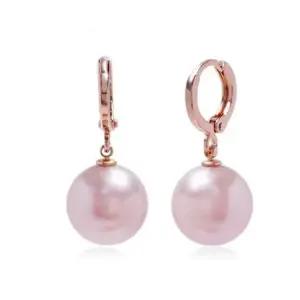 모임 로잘린 진주 로즈골드 원터치 귀걸이 E482 12mm