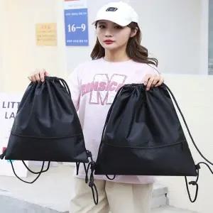 남녀공용 4컬러 스트링백 보조 스포츠백팩 신발주머니