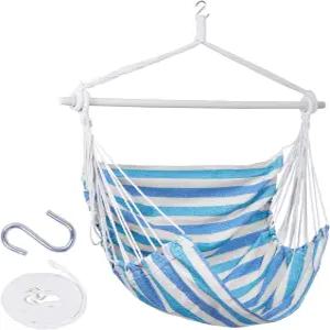 뒷마당 표정 줄무늬 해먹 의자 걸이 밧줄 그네 미끄럼 방지 강철 스프레더 바