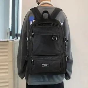 캐주얼 디자인 메쉬 그물 주머니 데일리 학생 백팩