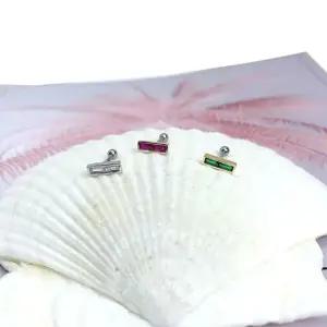 낱개판매) 크리스탈 스틱 피어싱 피어싱 크리스탈귀걸이 럭셔리피어싱 블링 큐빅