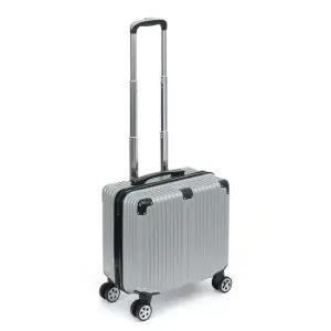 이시아르 여행용 출장 미니캐리어 가방 18형 그레이 화이트캐리어 미니캐리어